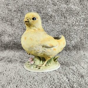 Lefton China Chick Planter Yellow Vintage Porcelain Bird Figurine KW2925 Japan